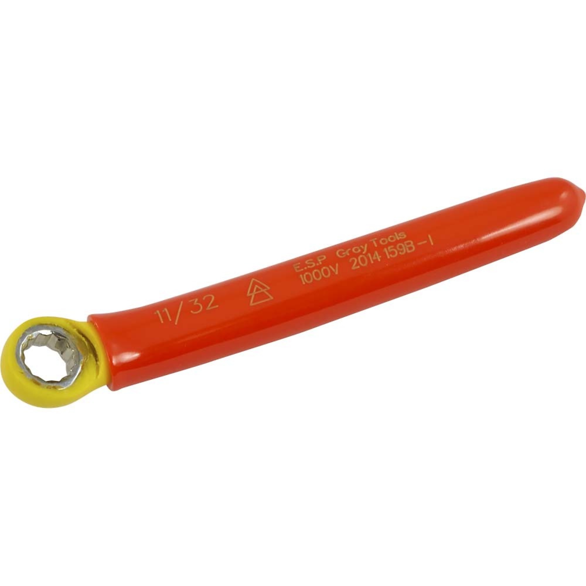 Gray Tools, Box End Wrench 11/32in., 1000V Insulated, Model# 159B-I